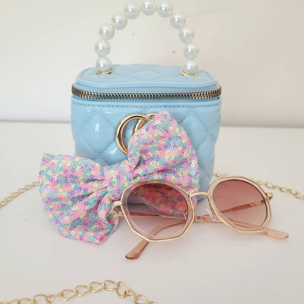 Mini Blue Purse Pack